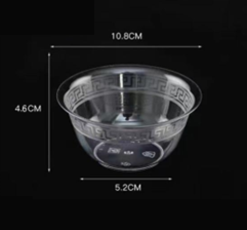 Thin aviation crystal bowl 2#